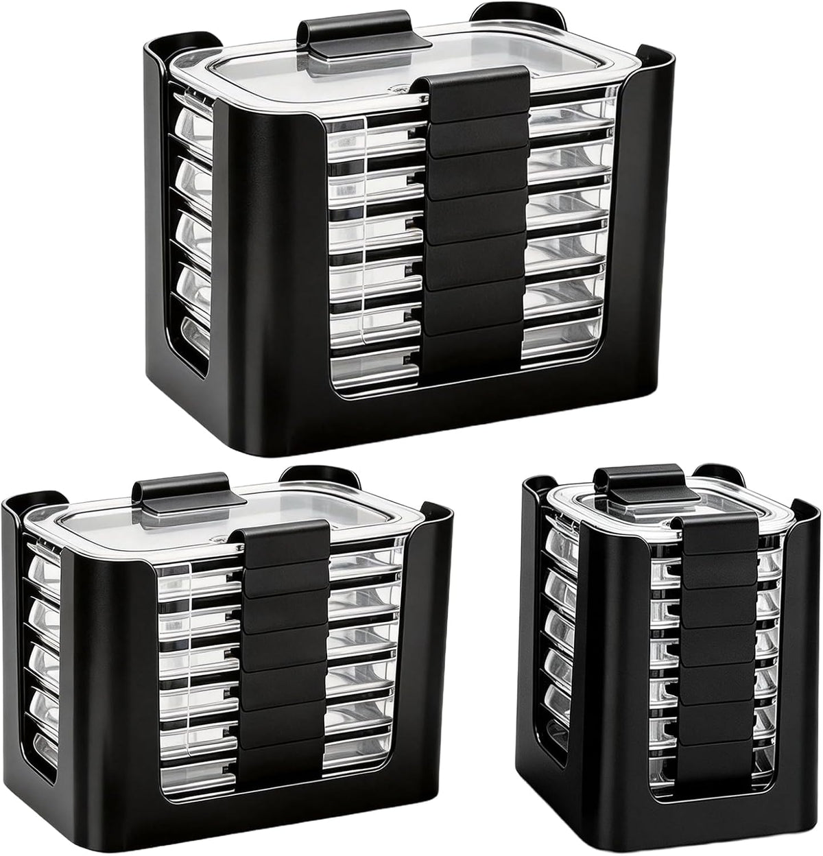 Food Storage Container Lid Organizer for Rubbermaid Brilliances Nap-On Lids