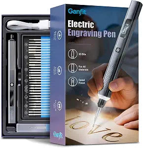 Engraving Pen for Metal, Wood, Glass and Plastic, Gift for Teens, Grey