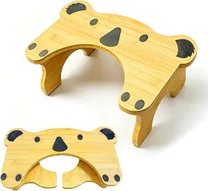 ArtBeek Toilet Stool for Bathroom, 7 Inch Foldable Poop Stool