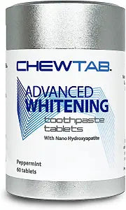 Chewtab Advanced Whitening Toothpaste Tablets with Nano Hydroxyapatite