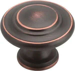 Amerock 1-5/16" Round Inspirations Oil-Rubbed Bronze Cabinet Knob