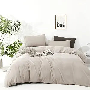 Wellboo Beige Khaki Comforters California King Boho Oatmeal Bedding Comforter Cotton Plain Beige Coffee Warm Blankets Women Men Modern Taupe Quilts Soft Durable Solid Tan Color Bed Set Lightweight