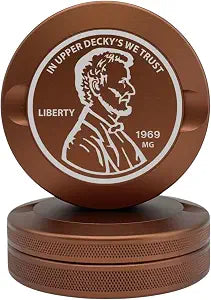Liberty | Metal Container for Zyn, Premium Aluminum Can & Rugged Pouch Holder | Extra Capacity, Knurled Grip & Used Pouch Storage | EDC (Copper)
