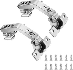 2-Pack 135 Degree Lazy Susan Hinges 50% Faster Install