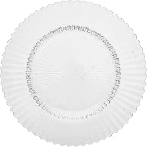 Fortessa Archie Glass Salad/Dessert Plate, 8.5 Inch, Clear