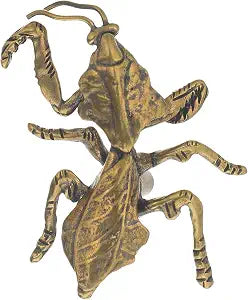 Antique Mantis Cabinet Pull Handles - Insect Drawer Pull Knobs for Dresser Closet Cupboards Door Kitchen Furniture Hardware (Coffee)