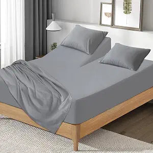 Flex Top Split Head King, Split Top King Sheets Sets for Adjustable Bed