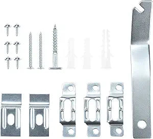 QWORK Frame Lock Security Hanging Kit with T-Head Screws - 25 Pack, Theft Protection for Art Displays in Galleries, Museums