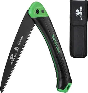 MOSSY OAK Folding Saw, 7 Inch Hand Saw with Pouch