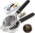 Stainless Steel Lemon Squeezer, X-Large Manual Citrus Juicer