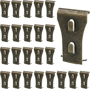 Biaungdo 24 Pcs Bronze Brick Wall Clips Heavy Duty Steel for Outdoors