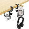 CABTE 2 in 1 Desk Cup Holder with Headphone Hanger Holder