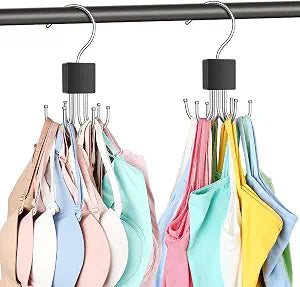 2 Pack Tank Top Hanger, Bra Hanger for Closet Organizer Max 36 Capacity