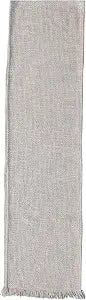 Creative Co-Op Woven Cotton Table Runner with Metallic Gold Thread and Fringe, Natural