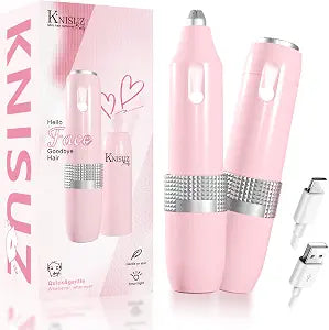 Flawless Facial Hair Removal for Women, 2-in-1 Eyebrow Trimmer, Face Shaver