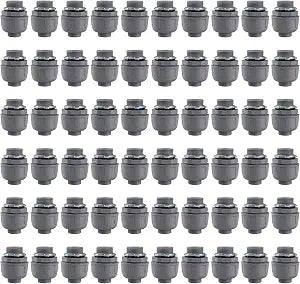 3/4 Inch Liquid Tight Connector PVC Electrical Conduit Fittings Straight 180 Degree Flexible Conduit Connector for Home Kitchen Bathroom Tube Tool Supplies,UL Listed(30 Pack)
