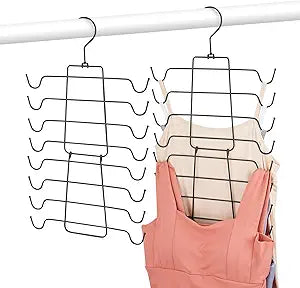 2 Pack Tank Top Hanger, Rotating Bra Organizer Space Saving