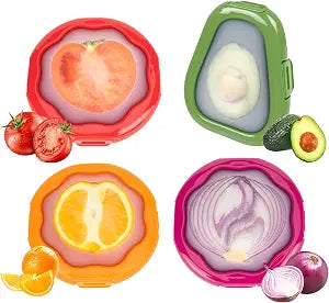 TQRR Avocado Saver and Onion Storage-4Pcs Fruit Fresh Storage Containers