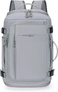 40x30x20cm Travel Bag Expandable Carry on Backpack 30-35L, 15.6inch Laptop Backpack Personal item Size Bag with Shoe Compartment and Wet Pockets
