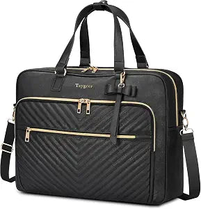 Taygeer 17 Inch Laptop Bag for Women, Leather Convertible Backpack Tote