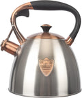 Tea Kettle -2.9 Quart Tea Kettles Stovetop Whistling Teapot Stainless Steel Tea Pots for Stove Top Whistle Tea Pot
