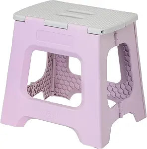 Vigar Compact Folding Step Stool, 12-1/2 in, Purple