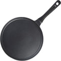 SÂ·KITCHN Crepe Pan Nonstick Dosa Pan for Roti Indian, Non-Stick Pancake Griddle Compatible with Induction Cooktop, Comal for Tortillas - 11IN