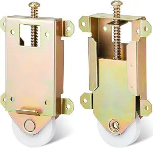 Therwen 2 Pcs 1-1/2" Sliding Mirror Closet Door Roller 2-1/2" Vertical High