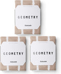 GEOMETRY Dishcloth - Evergreen Collection - Quick-Dry, Ultra-Absorbent, Reusable Microfiber Kitchen Towels for Drying & Cleaning - Pebble Play - 3-Pieces