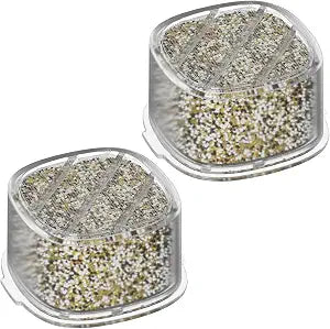 Baby Bath Tub Filter Device Cartridge Compatible with All Canopy Bath Tub Showerheads, Water Softener Filter for Hard Water, Reduce Chlorine and Harmful Substances, 2 Pack