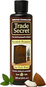 Trade Secret Dark Wood Scratch Remover for Furniture and Floors, 8 oz