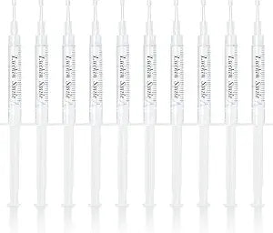 10-Pack 44% Teeth Whitening Gel Refills, 44% Carbamide Peroxide Gel, Sensitive Teeth Whitening, 3ML Whitening Gel Syringes for Teeth Whitening Kits Trays, 60 Whitening Treatments