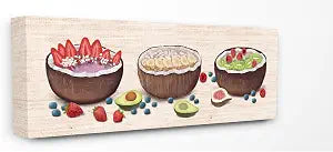 Stupell Industries 'Coconut Fruit Snack Food Painting'| Canvas Art