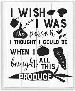 Funny Cooking Produce Kitchen Humor, 16 x 20 Inch Framed Gicle Print