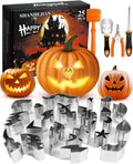 Pumpkin Carving Kit, 25 Pcs Stainless Steel Tools