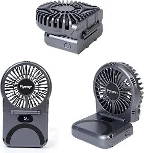 FoldMag Portable Cooling Fan: 4-in-1 Handheld & Desk & Neck & Magsafe Fan