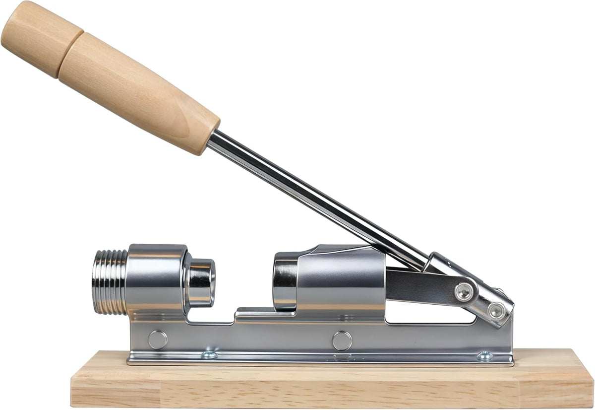 Nutcracker Heavy Duty Nut Cracker Tool for Pecans Walnuts Chestnuts - Manual Nut Crackers for All Nuts with Wooden Base, Nutcracker for Nuts Kitchen Tool by JARGUUO