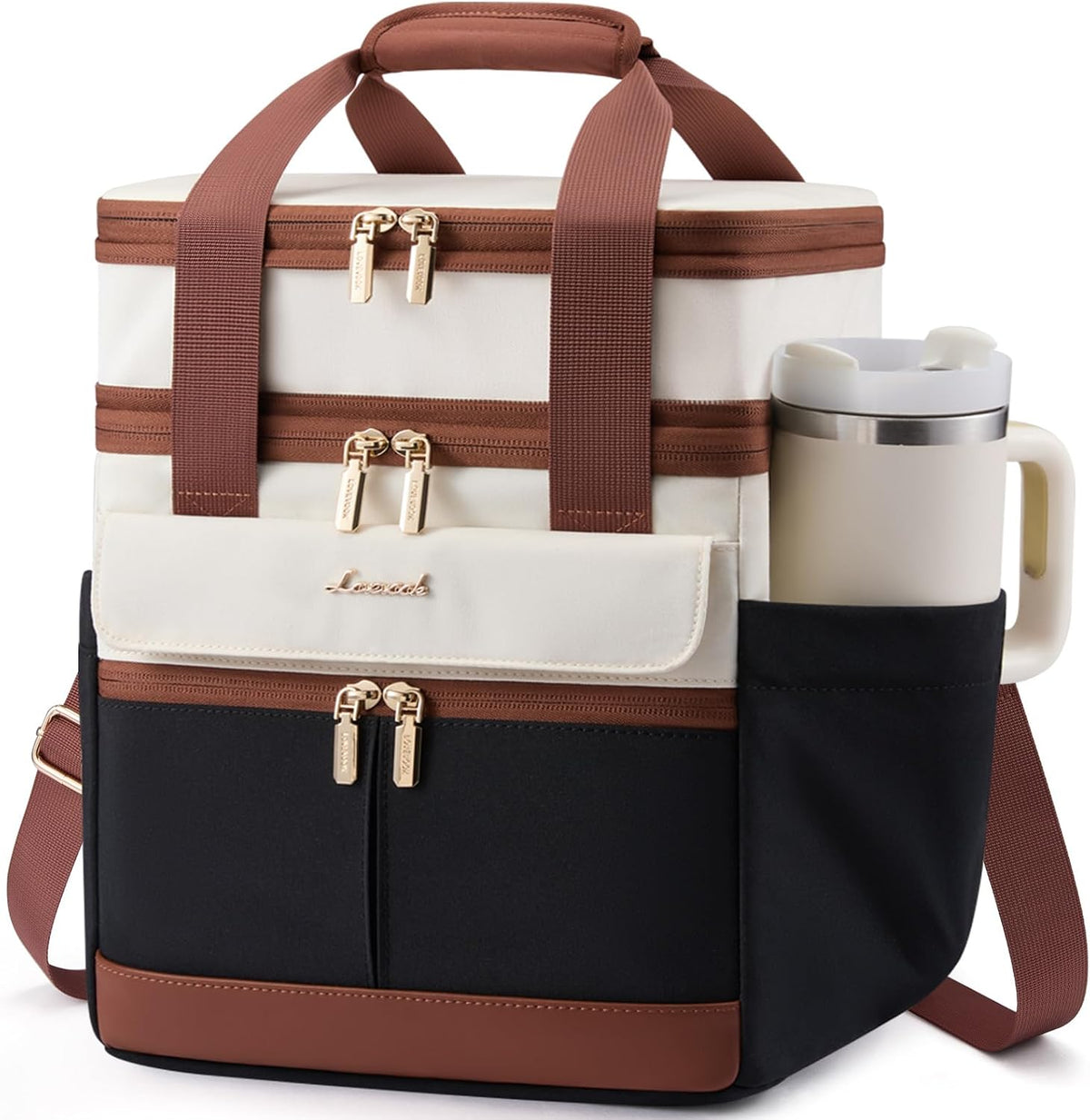 LOVEVOOK Insulated Lunch Box for Women,Large Adult Lunch Cooler Bag Men
