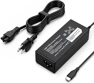 45W USB-C Charger Compatible with HP Chromebook and More Laptop