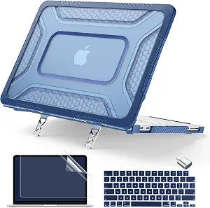Batianda HexArmor Case for MacBook Neo 13 Inch 2026 Model A3404, Navy Blue