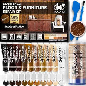 Coconix Wood Restore PRO Professional Furniture & Floor Repair Kit Browns