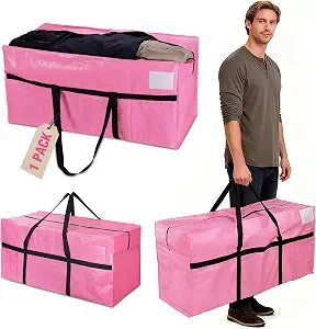 WORKPRO 1-Pack 66 Gallon Extra Large Moving Bag with Zipper & Carry Handles