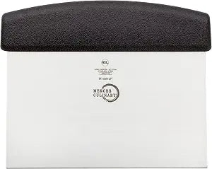 Mercer Culinary Millennia Bench Scraper, 5 7/8 Inch X 3 1/2 Inch Blade, Black Handle