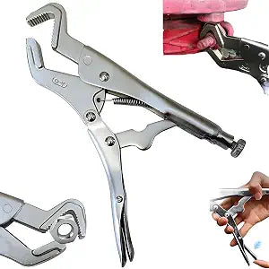 Parrot Nose Vise Grip Plier for Sway Bar Link Removal, 9-Inch Parrot Jaw Locking Plier, Vice Grips Pliers for Welding, Pipe Clip Repair Welding Pliers Workshop
