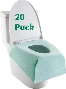 Full Coverage Toilet Seat Covers Disposable 20 Pack