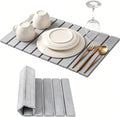 Large Stone Dish Drying Mat for Kitchen Counter, 24"x16"