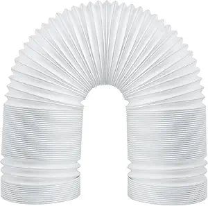 FUBININA 80" Portable Air Conditioner Hose, AC Hose with 5.9" Diameter, Anti-Clockwise Thread AC Exhaust Hose for Portable AC Vent Replacement Tube Compatible with LG Air Conditioner Part