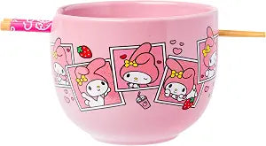 Silver Buffalo Sanrio Hello Kitty and Friends, Ramen Bowl, 20oz