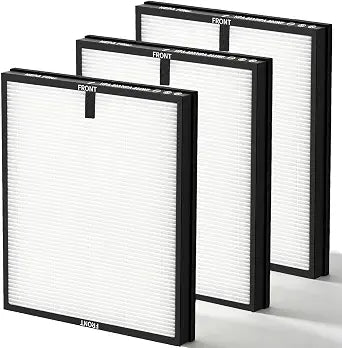 3 Packs HAP603 Air Purifier Replacement Filter for ECOSELF HAP603 HAP603WF Air Purifier,3-in-1 Air Purifier Filter,Home, Office,H13 HEPA Filtration,# RFHAP603