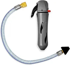 Drain Gun AC Drain Line Cleaner Tool, HVAC Air Conditioner Condensate Blaster Cleaning Kit with Flexible Hose Pipe, (16 Gram Cartridges Not Included)